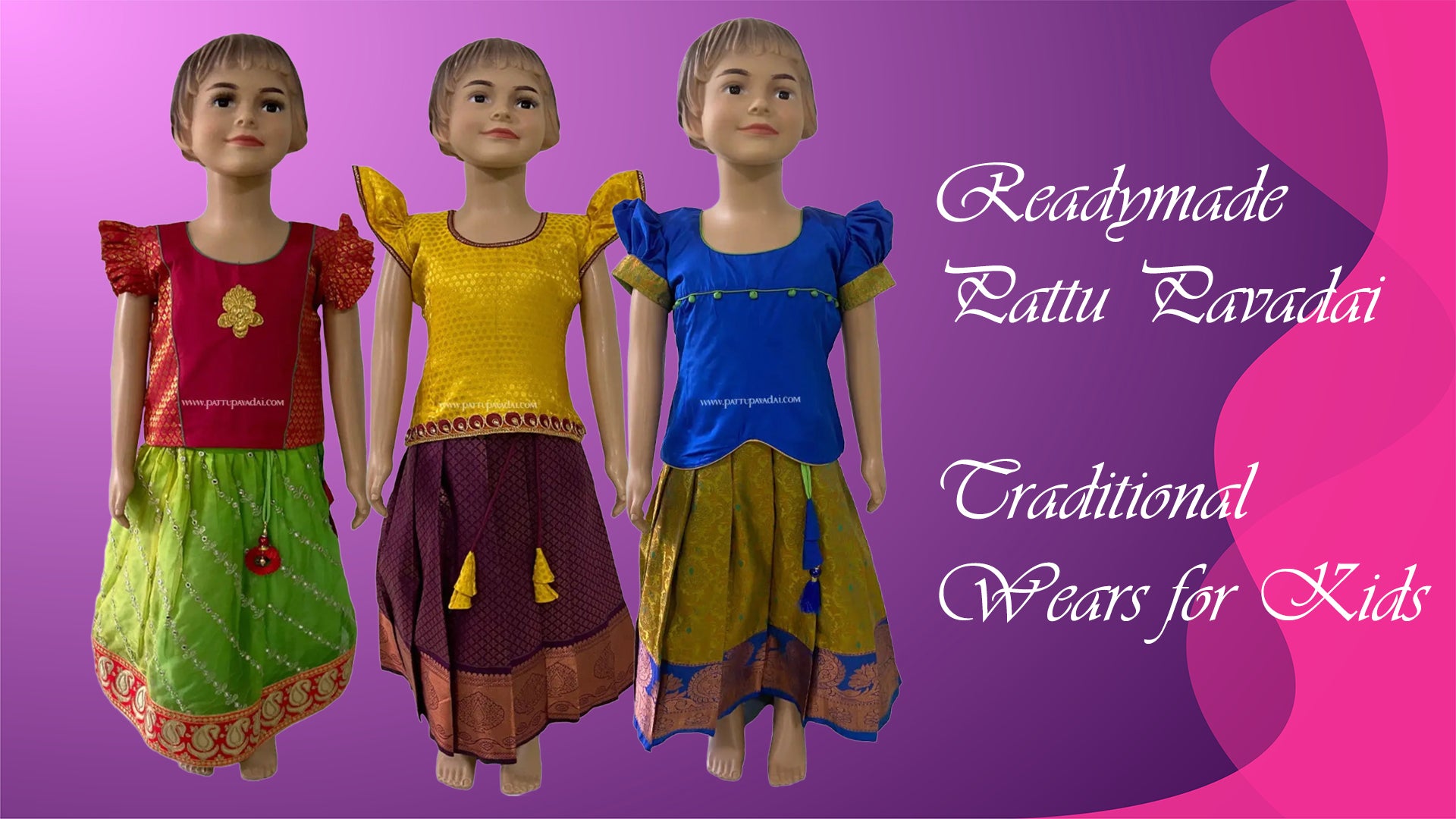 Pattu Pavadai for All Ages Kids Tamil Nadu Traditional Dress ...