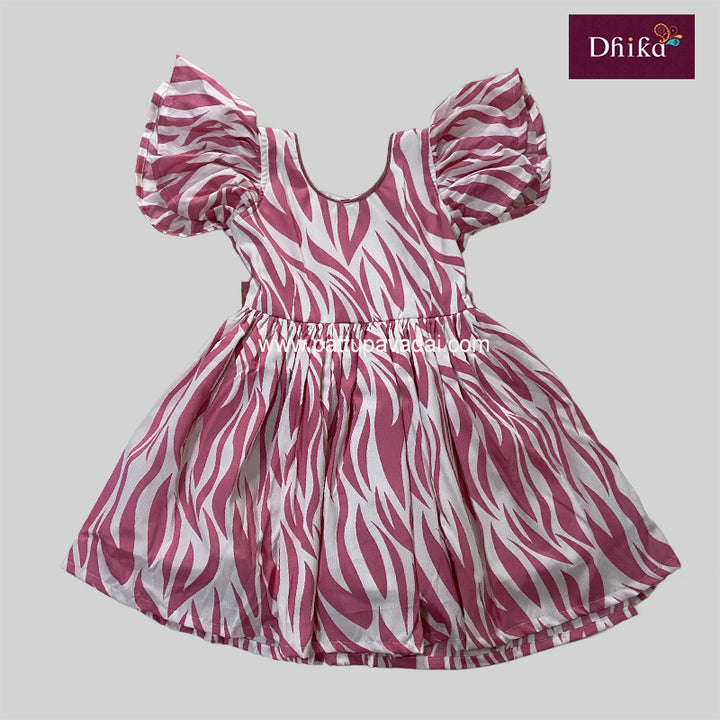 Baby Pink Soft Georgette Frock for Kids – Comfortable Party Wear