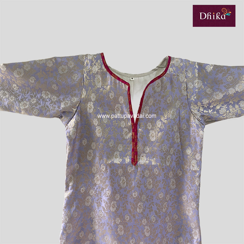 Kamya Pastel Purple Kurti – Soft & Elegant Everyday Ethnic Wear