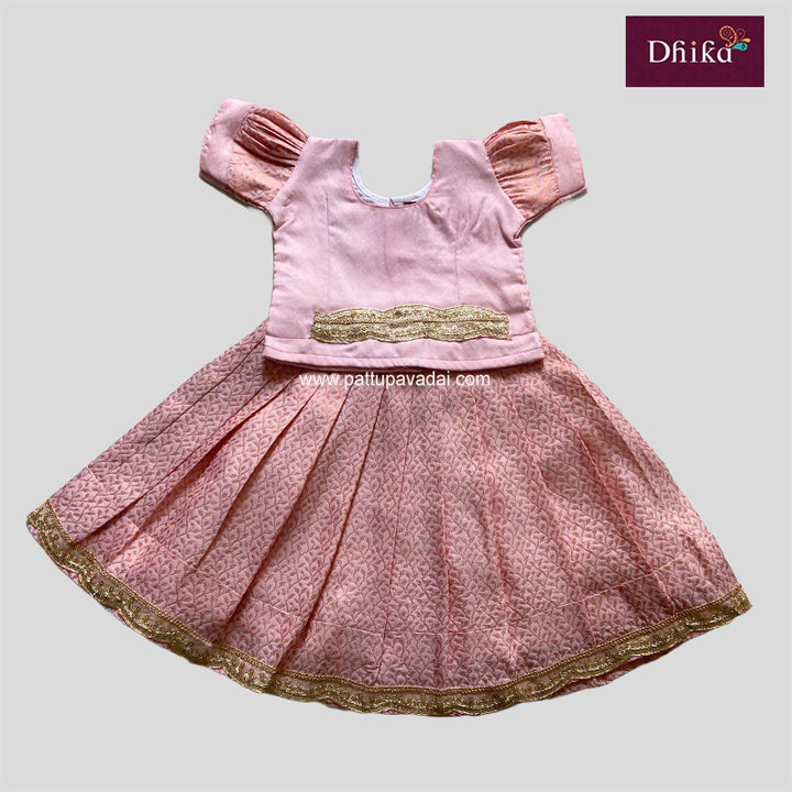 Soft Silk Pavadai Baby Pink