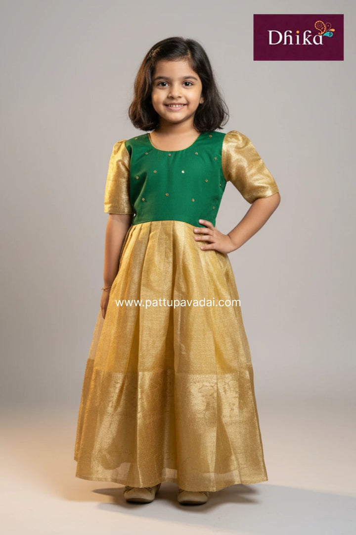 GoldenTissuesilklonggown