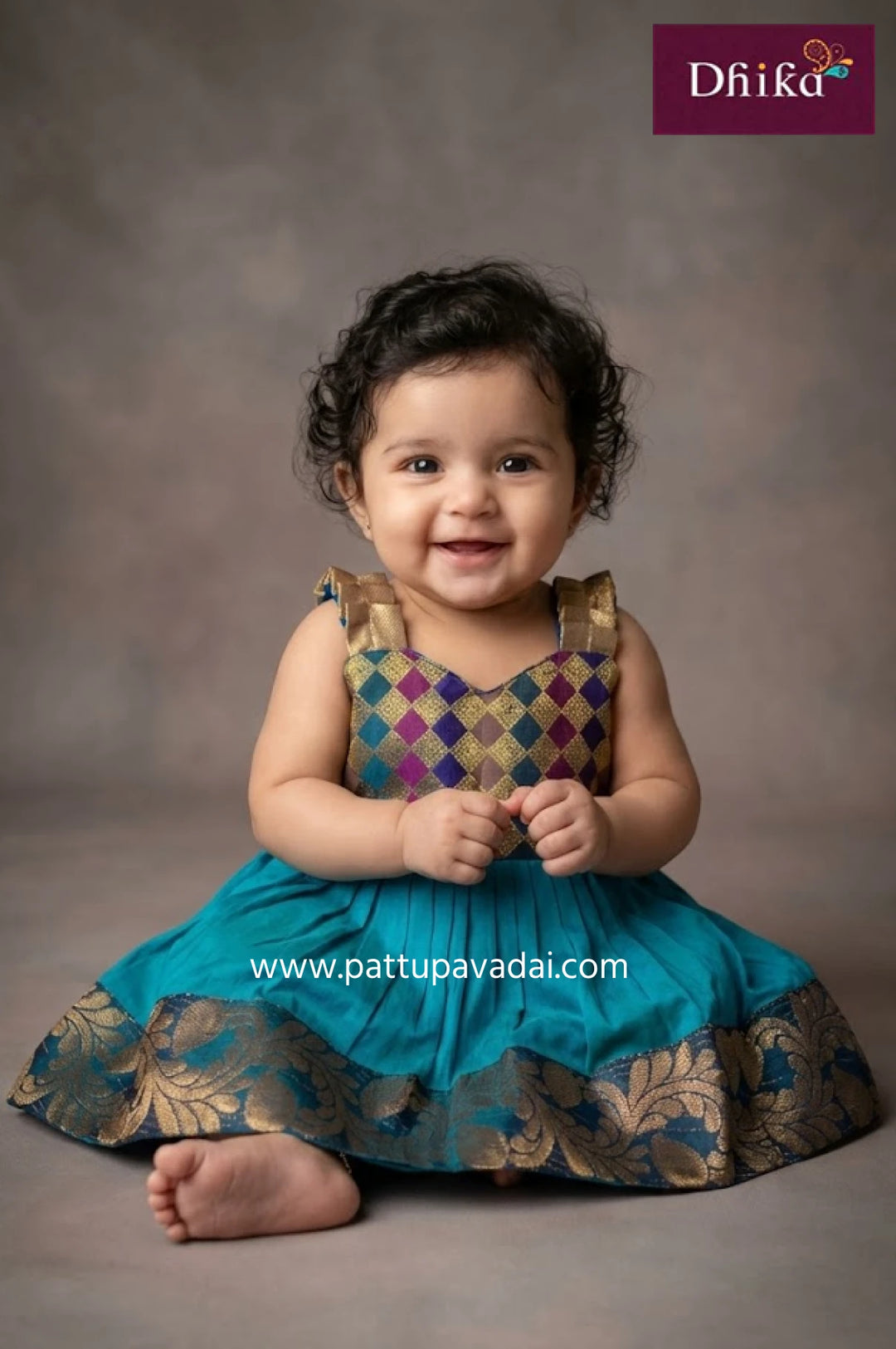 sky blue cotton frock for kids soft comfortable everyday wear