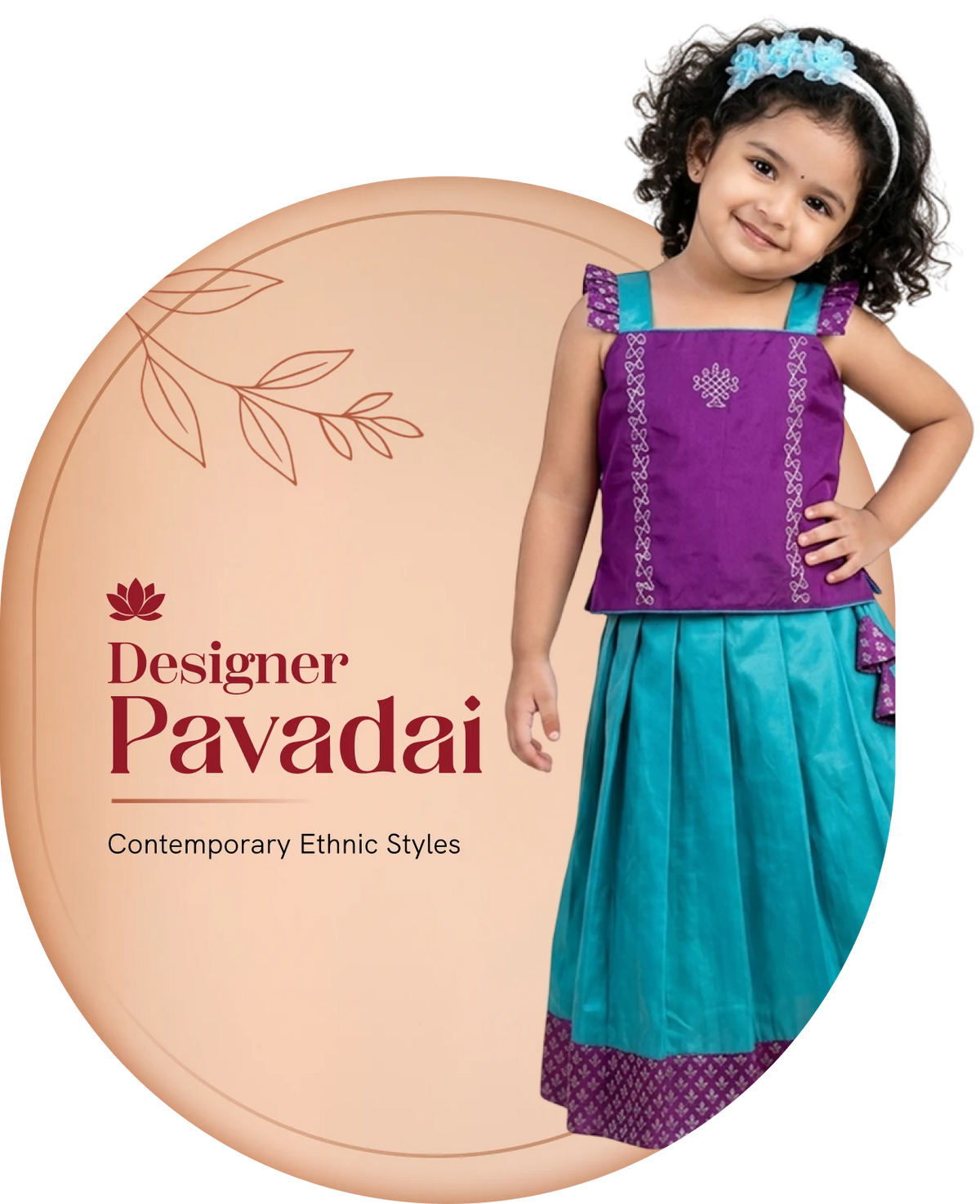 Designer Pavadai