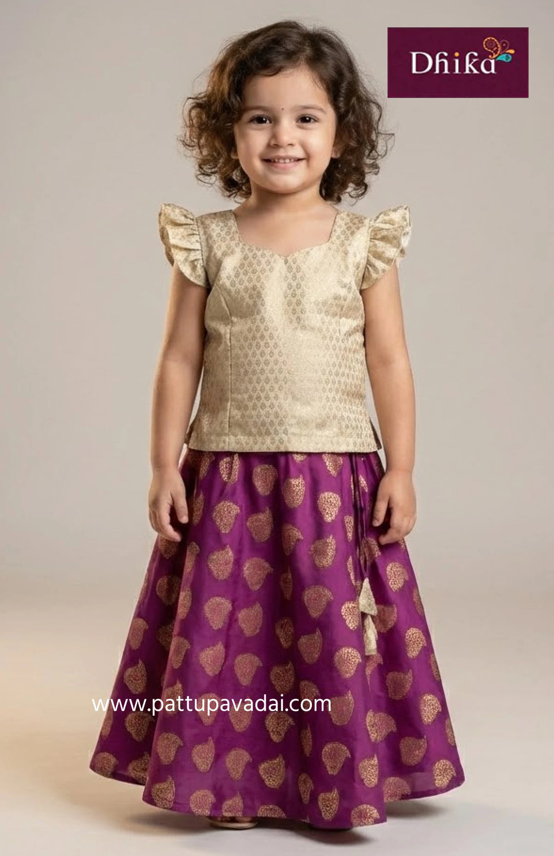 Fancy Langa Magenta and Cream