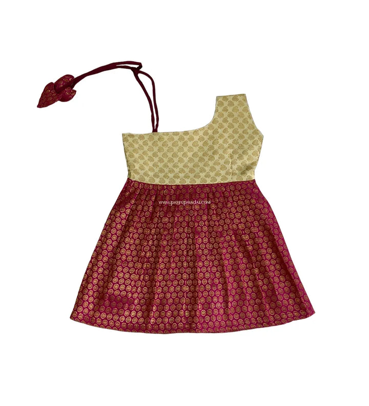 Designer Frock Pink - Pattupavadai.com