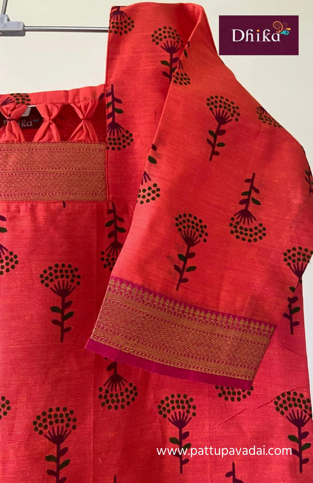 womens pink cotton kurti breathable casual ethnic wear